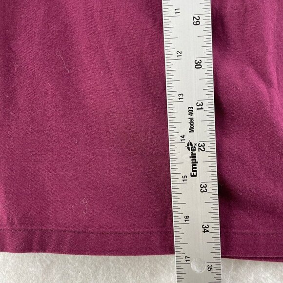 Sunhee Moon Dress Women's Sz 1 Purple Shift Round Neck Pleated Ruffle Sleeveless - Picture 4 of 9